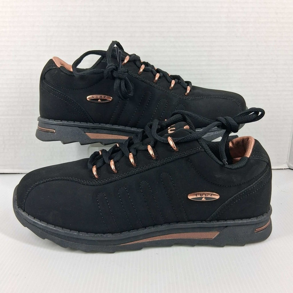 Lugz Change‎ Womens Sneakers Black Rose Gold WCHG2D-0180 Size 9.5 NEW